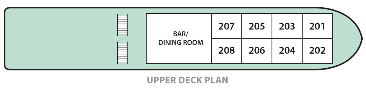 Pandaw RV Kindat Pandaw Deck Plans Upper Deck.png